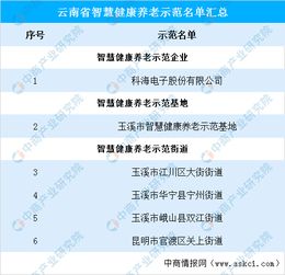 养老产业发展空间巨大 云南省智慧健康养老示范名单汇总