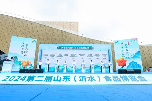 共赴 美食之约 第二届山东 沂水 食品博览会开幕